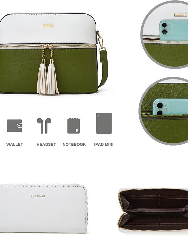 Women Fashion Handbags Wallet Tote Bag Shoulder Bag Top Handle Satchel Purse Set 4pcs