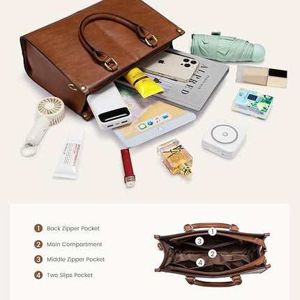 LOVEVOOK Purses for Women,Handbags for Women,Top Handle Satchel Shoulder Bags Crossbody Tote Purse for Ladies