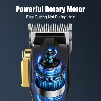 HIENA PRO Hair Clippers for Men T Liners Hair Trimmer Set, Professional Cordless Rechargeable Barber Hair Cutting Kit with LED Display， Gifts for Men