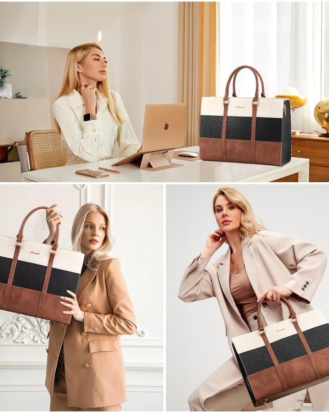 LOVEVOOK Laptop Bag for Women, 15.6 Inch Work Bags for Women