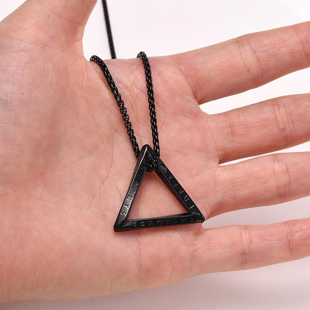 VNOX Viking Necklace for Men - Viking Thors Hammer/Norse Compass/Celtic Knot/Wolf/Norse Amulet Pendant Necklace
