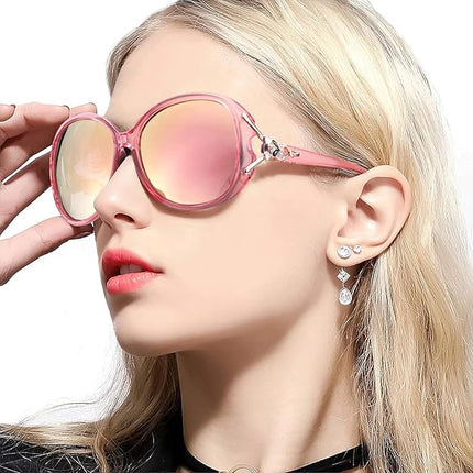 FIMILU Sunglasses for Women Trendy Polarized Sunglasses Oversized Big Sun Glasses Ladies Shades UV Protection