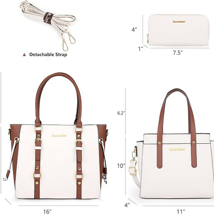 Montana West 3PCS Purses and Handbags for Women Tote Purse and Wallet Set Shoulder Satchel Bag for Women