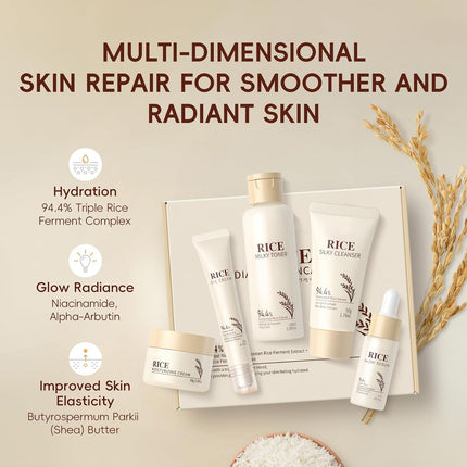LAIKOU Skin Care Set, Korean Skin Care - Korean Beauty for Women - 5pcs
