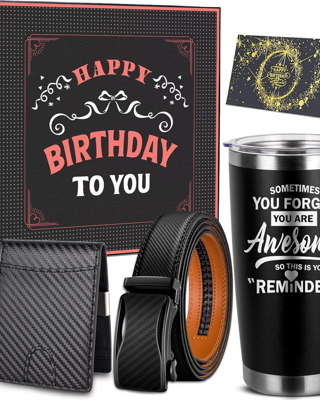 Birthday Gifts for Men: Modern, Fine, Manual Stainless Steel Gift Basket (20 oz, 1 Count)