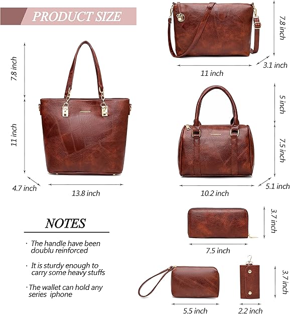 2E-youth Designer Purses and Handbags for Women Satchel Shoulder Bag Tote Top Handle Bag