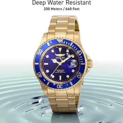 Invicta Men's Pro Diver Quartz Watch with Stainless Steel Strap