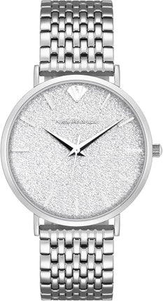 PIERRE RICHARDSON PR3912 Women’s Luxury Watch – Silver Stainless Steel Japanese Quartz Watch, 36mm, 5ATM Water Resistant, Scratch-Resistant Sapphire Crtystal Glass, Reloj para Mujer