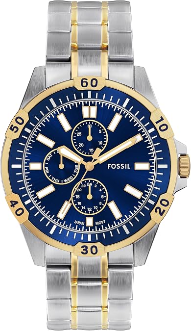 Fossil Garrett Multifunction Stainless Steel Watch for Men