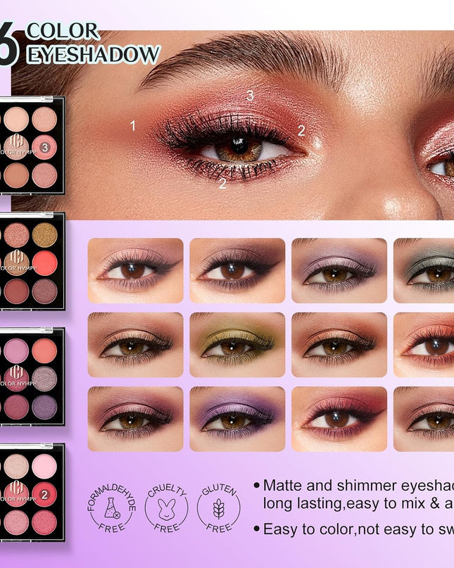 Color Nymph Makeup Kit for Women Full Kit, Makeup Set for Teens Girls