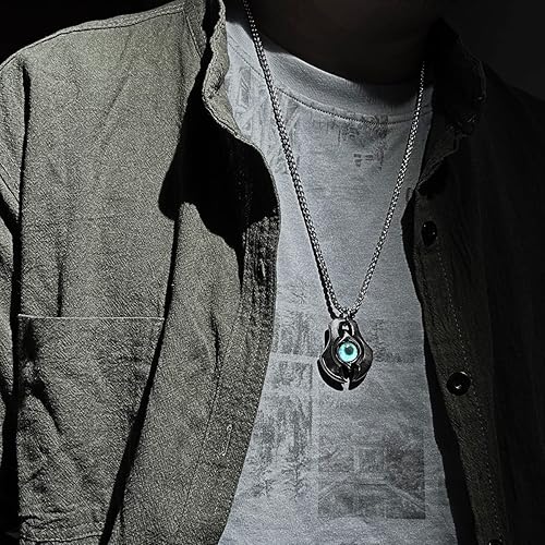 bahamut Mens Gothic Evil Eye Necklace for Men Women Scorpion Tigers Eye Amulet Pendant Goth Accessories Jewelry