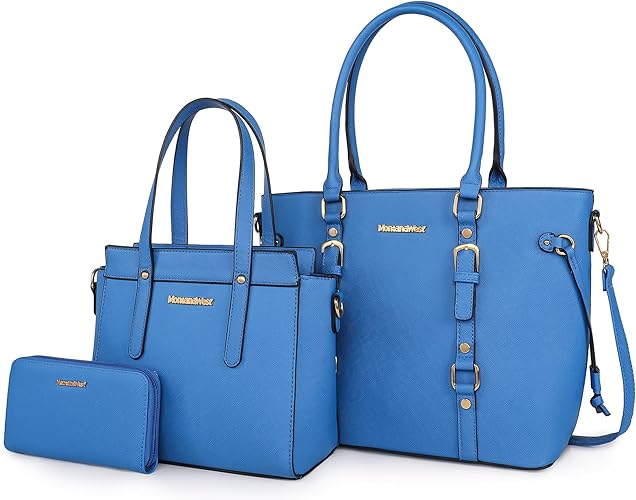 Montana West 3PCS Purses for Women Tote Bag and Wallet Set Shoulder Satchel Handbags