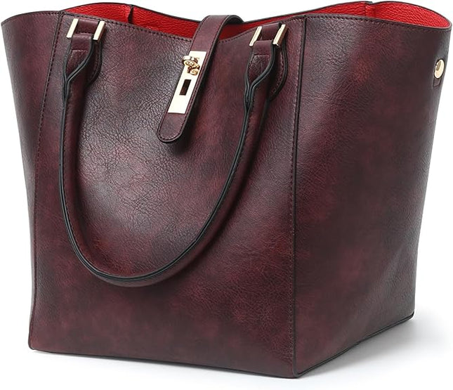 sqlp Large Work Tote Bag for Women Designer Purses and Handbags Big Bucket bags Women's Travel Shoulder Bag