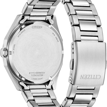 Citizen Men's Eco-Drive Sport Casual Odyn Watch, Stainless Steel Watch, 3 Hand, Date