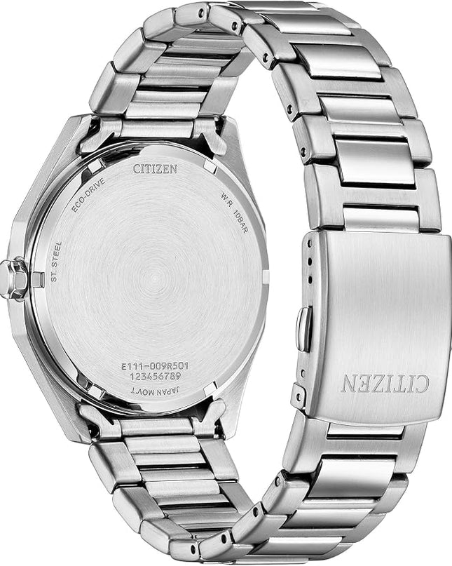 Citizen Men's Eco-Drive Sport Casual Odyn Watch, Stainless Steel Watch, 3 Hand, Date