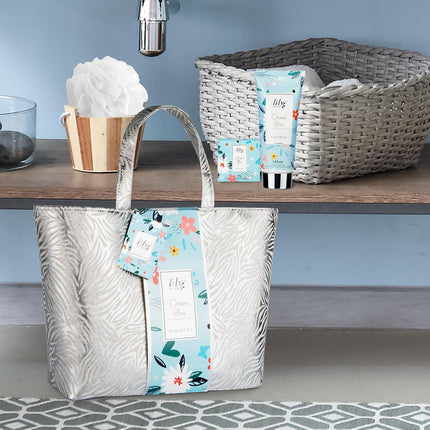 Perfumes Spa Gift Baskets Set Spa Bath Gift Set Bath and Body Gift Basket Set for Women and Men 18 Pcs Gifts Basket Set Spa Kit Christmas Birthday Gifts Set for Fathers Day Mothers Day