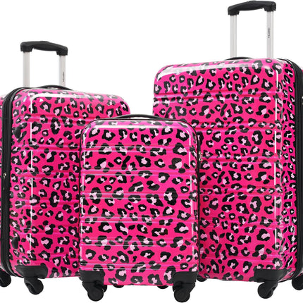 Merax Luggage Sets 3 Piece,Hardside Expandable Suitcase Set 20+24+28 IN