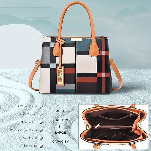 COCIFER Purses and Handbags for Women Shoulder Tote Bags Top Handle Satchel