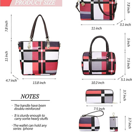 2E-youth Designer Purses and Handbags for Women Satchel Shoulder Bag Tote Top Handle Bag