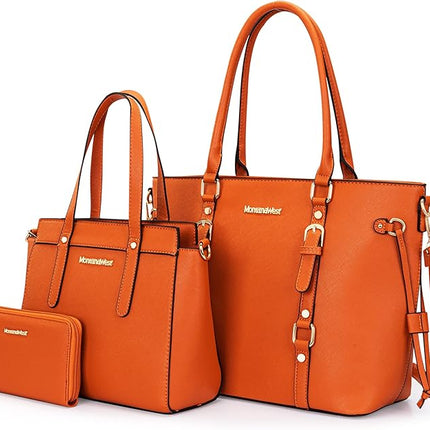 Montana West 3PCS Purses and Handbags for Women Tote Purse and Wallet Set Shoulder Satchel Bag for Women