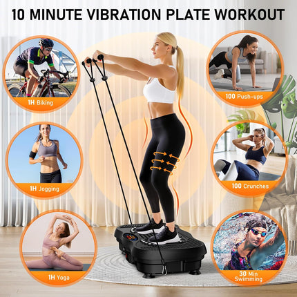 Vibration Plate Exercise Machine for Full Body Lymphatic Drainage
