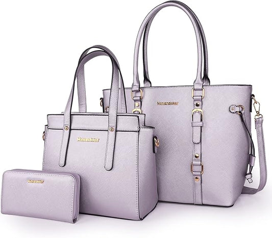Montana West 3PCS Purses for Women Tote Bag and Wallet Set Shoulder Satchel Handbags