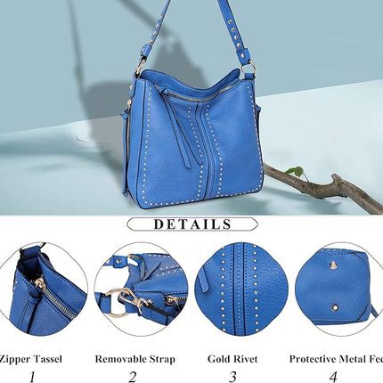 Montana West Tote Handbags for Women Concealed Carry Purses Vegan Leather Hobo Shoulder Bag 3pcs Purse Set
