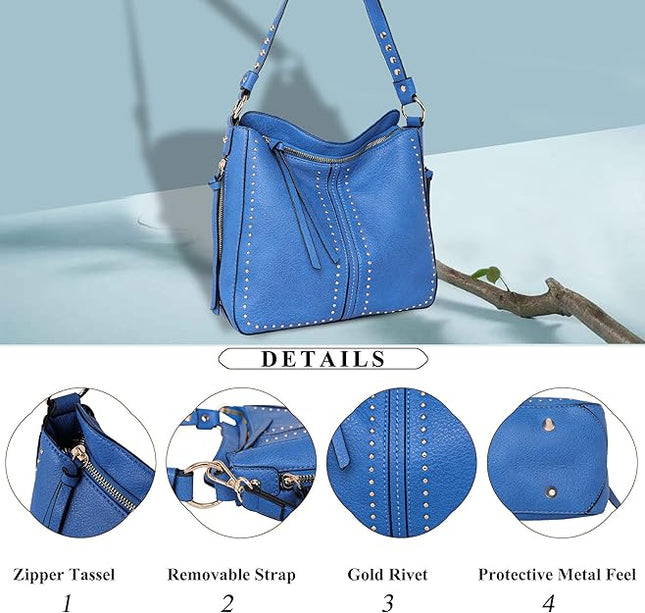 Montana West Tote Handbags for Women Concealed Carry Purses Vegan Leather Hobo Shoulder Bag 3pcs Purse Set
