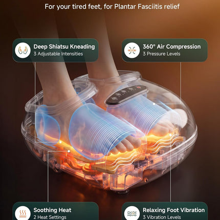 Snailax 4-in-1 Foot Massager with Heat 2026 Upgraded FSA Eligible Item