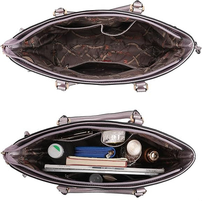 Montana West 3PCS Purses for Women Tote Bag and Wallet Set Shoulder Satchel Handbags