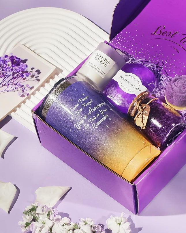 ANLEMIN Christmas Gifts for Women - Birthday Gifts for Women, Mom, Self Care Get Well Gifts Basket Set for Women Who Have Everything, Womens Gifts for Christmas, Gifts for Her Girlfriend Wife Bestie