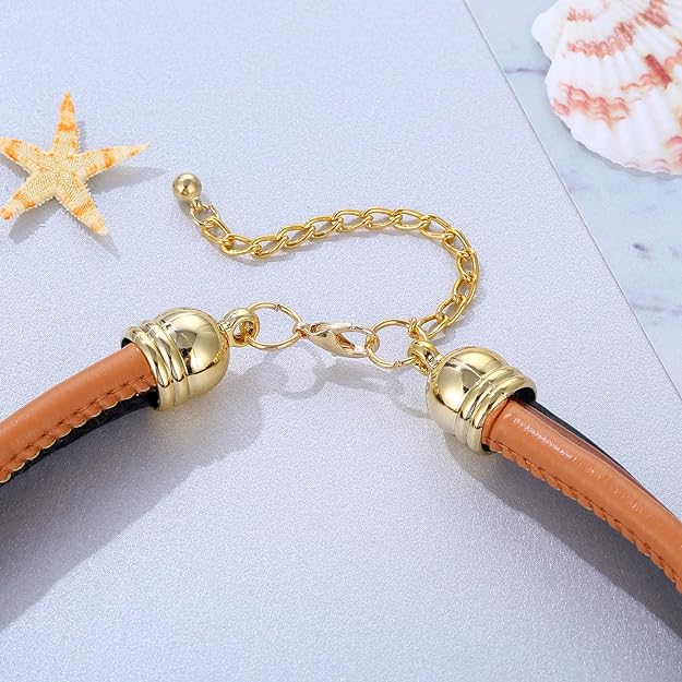 Chunky African Statement Choker Necklaces Earrings Set for Women, Unique Colorful Bib Collar Necklace Ethnic Indian Tribal Costume Jewelry Set Handmade