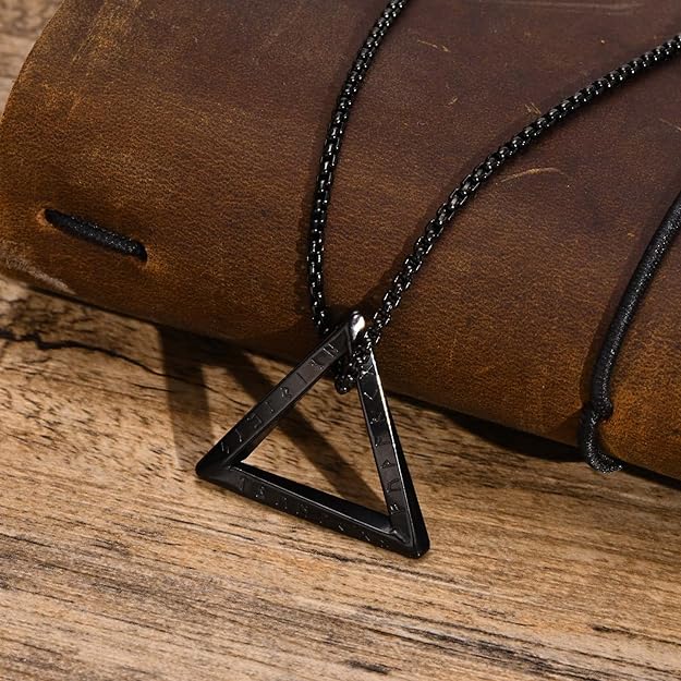 VNOX Viking Necklace for Men - Viking Thors Hammer/Norse Compass/Celtic Knot/Wolf/Norse Amulet Pendant Necklace