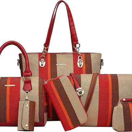 2E-youth Designer Purses and Handbags for Women Satchel Shoulder Bag Tote Top Handle Bag