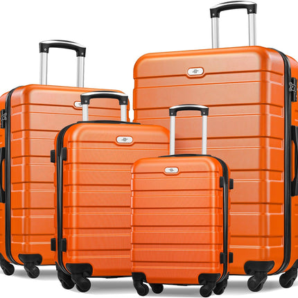 Suitour Luggage Sets 4 piece with Spinner Wheels,Hard Shell Luggage set for Women,16" 20" 24" 28 inches Suitcase Set for Travel Business