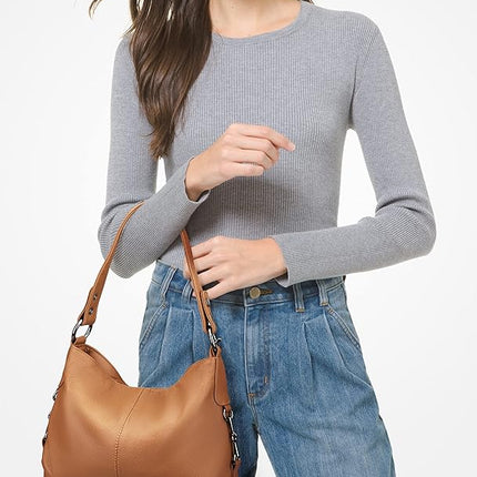 YALUXE Genuine Leather Shoulder Bags Stylish Hobo Handbags Purses Crossbody Bags for Women