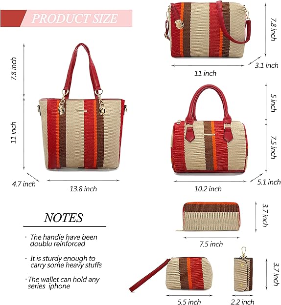 2E-youth Designer Purses and Handbags for Women Satchel Shoulder Bag Tote Top Handle Bag