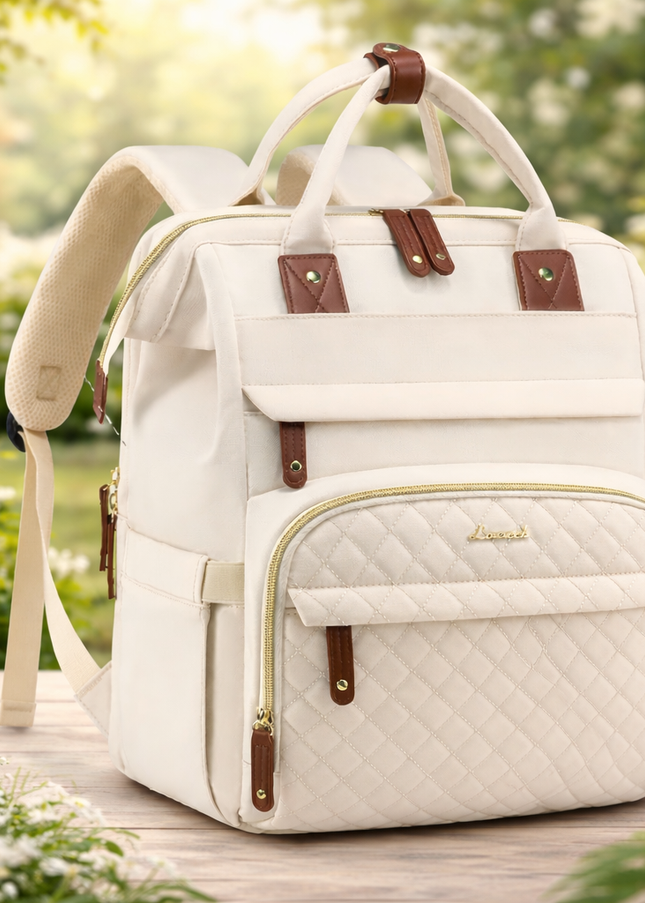 LOVEVOOK Laptop Backpack for Women, 15.6'' Waterproof Nurse Bag Teacher Work Backpack Purse for Women, Travel Computer Backpack for College Office Business Ladies