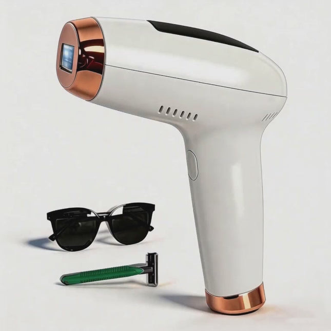 IPL Laser Hair Removal Device, At-Home Hair Removal for Women Men, 999,999 Flashes Permanent Hair Removal Device on Facial Legs Arms Bikini Line
