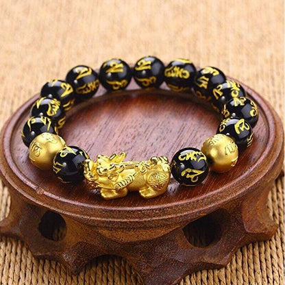 Feng Shui Beads Bracelet Pixiu Wealth And Good Luck Jewelry