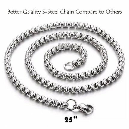 Men's Stainless Steel Nautical Surfing Beach Anchor Pendant Necklace Men