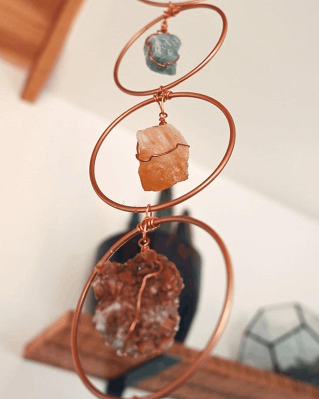 7-Chakra Gemstone Crystal Wall Decor Home Decor-Irregular Hanging-Ornament