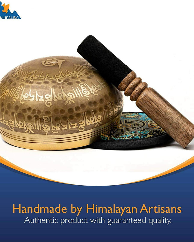 Tibetan Singing bowl Set for yoga, Meditation and sound Healing Third eye