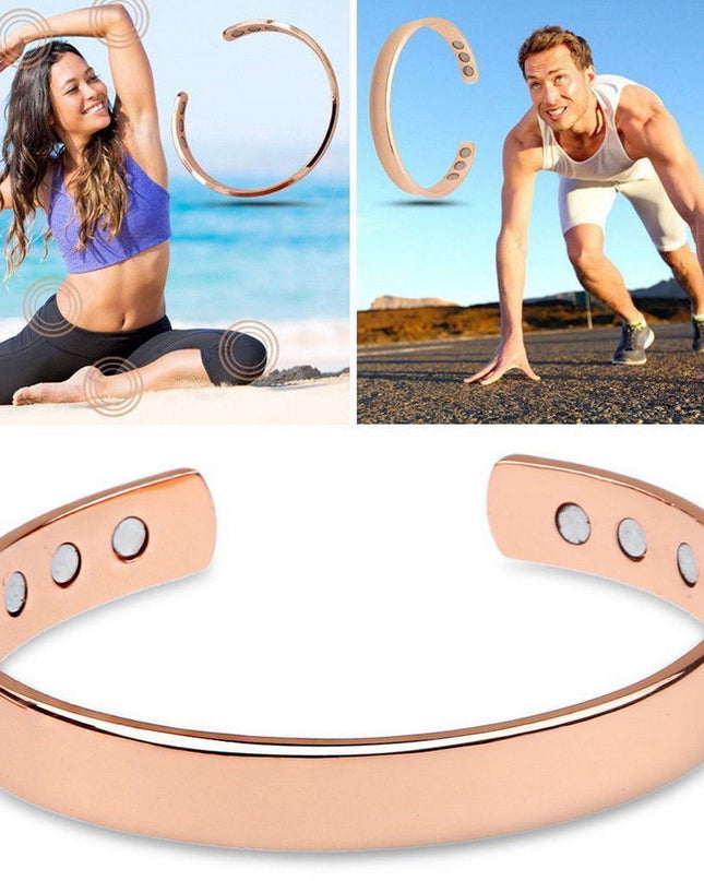 Copper Magnetic Bracelet Arthritis Pain Energy Men's Women's