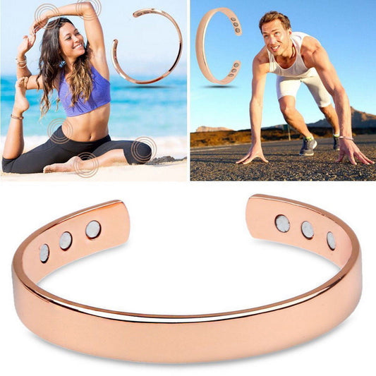 Copper Magnetic Bracelet Arthritis Pain Energy Men's Women's