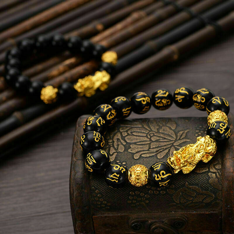 Feng Shui Beads Bracelet Pixiu Wealth And Good Luck Jewelry