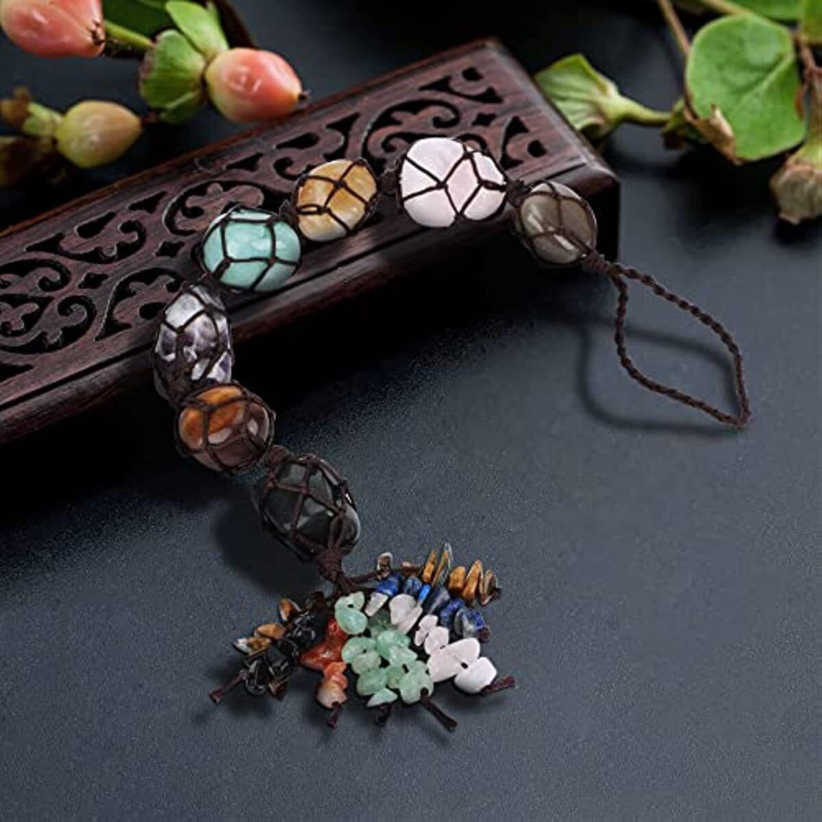 7 Chakra Tree of Life Chakra Stones Healing Crystals Feng Shui Hanging Ornaments