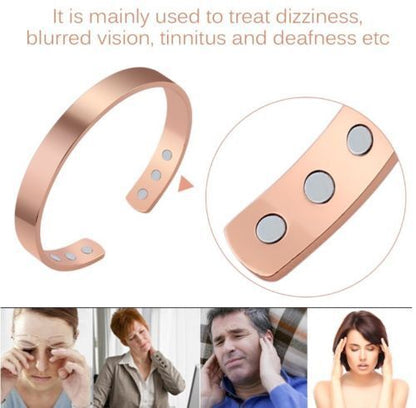 Copper Magnetic Bracelet Arthritis Pain Energy Men's Women's