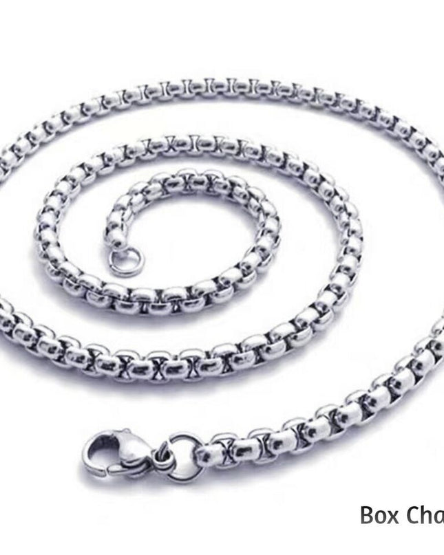 Men's Biker Catholic Cross Pendant Necklace For Men Ashes Stainless Steel